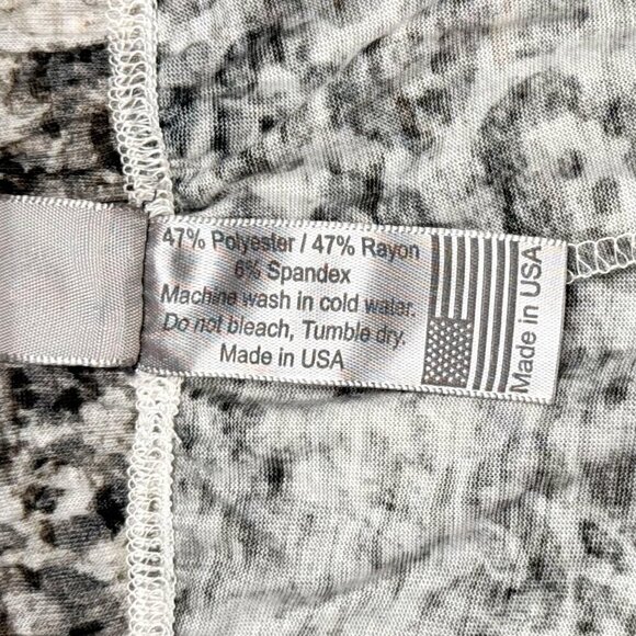 New Go Couture Leopard Print Wide Leg Palazzo Pants Sz.S Gray Animal Print Y2K - Picture 8 of 11